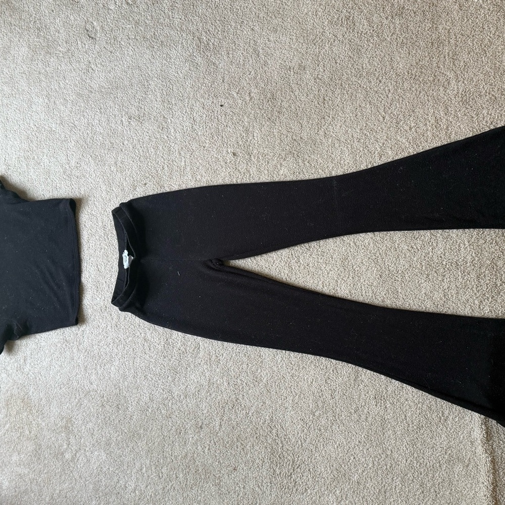 Black Women's Pants set